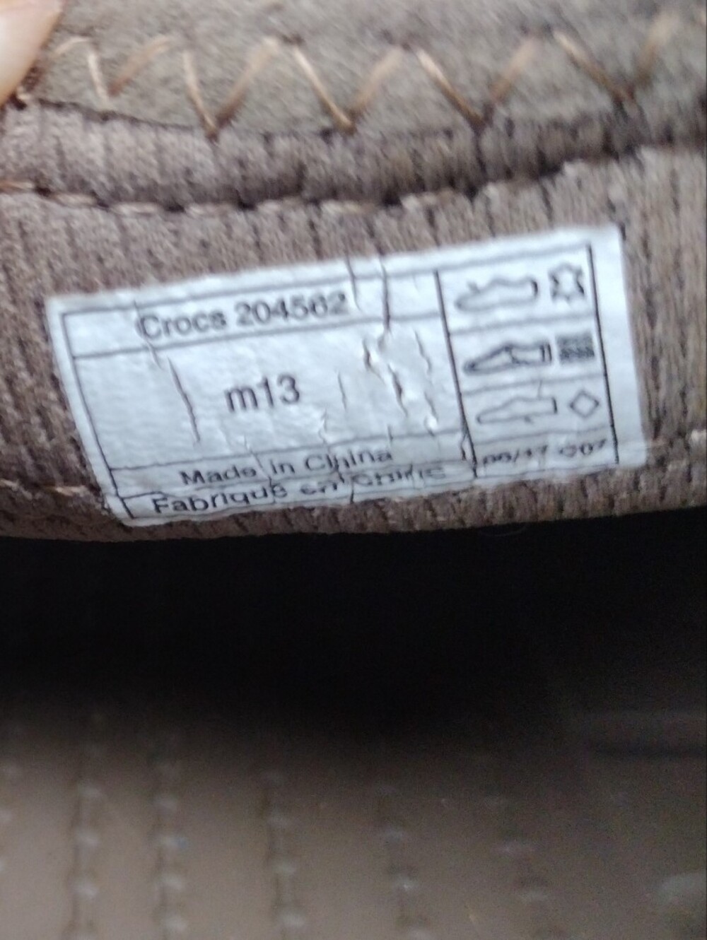 CROCS Swiftwater Faux Leather Sandals - Picture 5 of 5